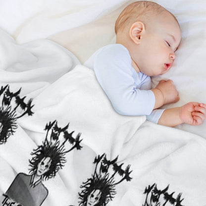 The Cure Print 1 Throw Blanket