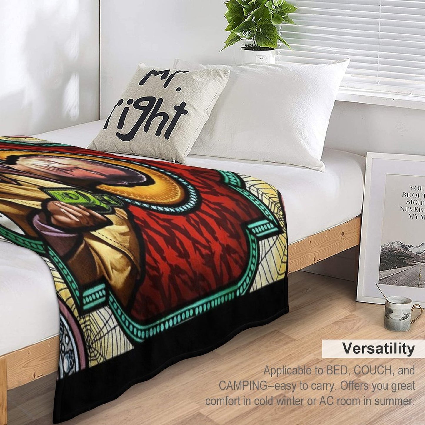 St. Vincent Price Throw Blanket