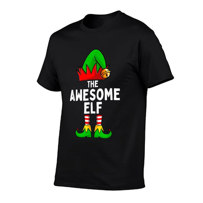Awesome Elf Matching Family Christmas  Trendy Pattern T-Shirt
