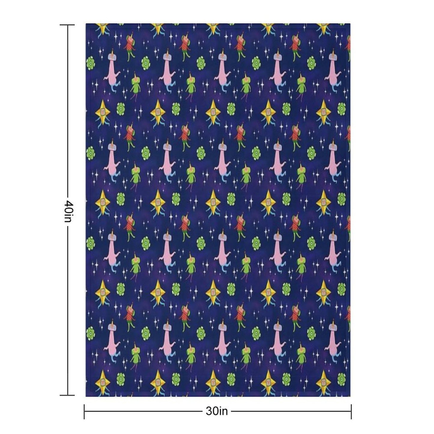 Katamari Space Pattern Throw Blanket