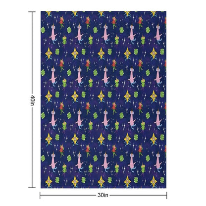 Katamari Space Pattern Throw Blanket