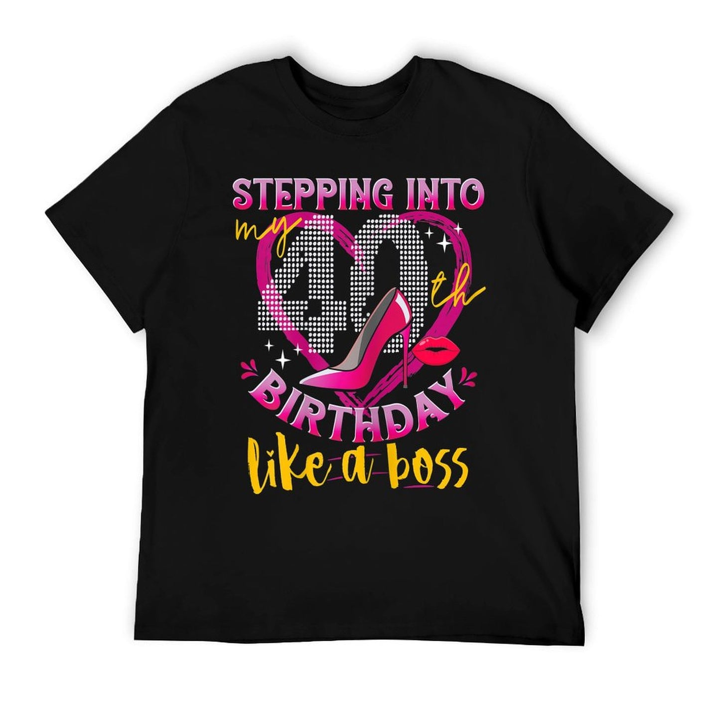 Womens Birthdays for Women 40th Birthday 40 Year Old Lady  Wrinkle-resistant T-Shirt