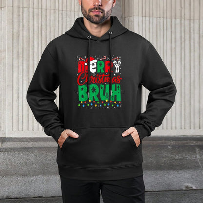 Bruh Christmas Kids Xmas Menn Boys Funny Christmas Unisex Design Hoodie