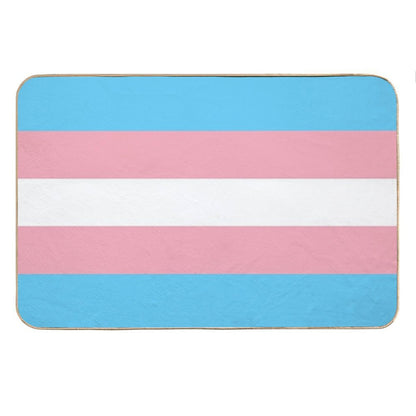 Transgender Pride Flag Bath Mat