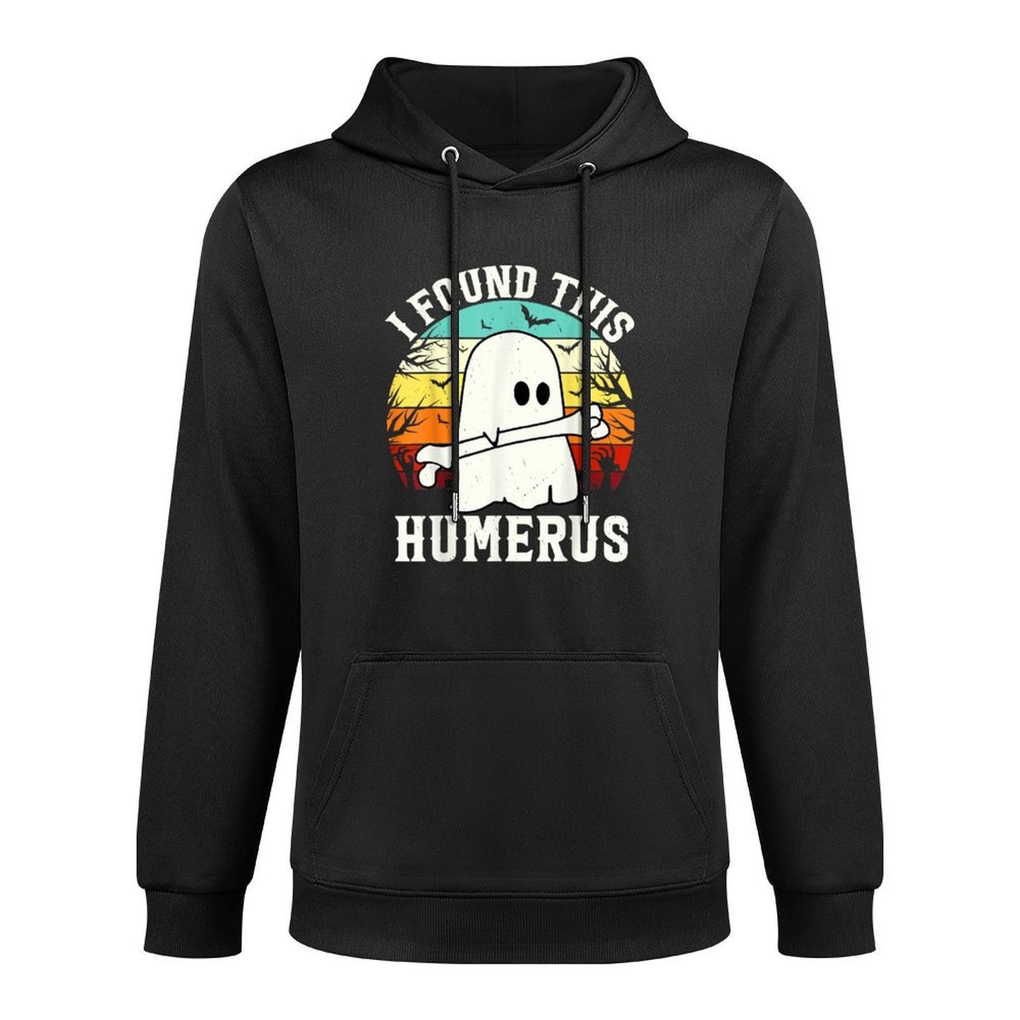 Funny Halloween I Found This Humerus Ghost Bone Halloween Relaxed Fit Hoodie