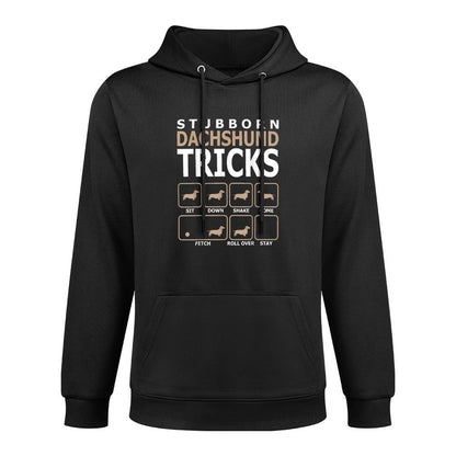 Stubborn Dachshund Tricks Tshirt Cotton-Polyester Blend Hoodie