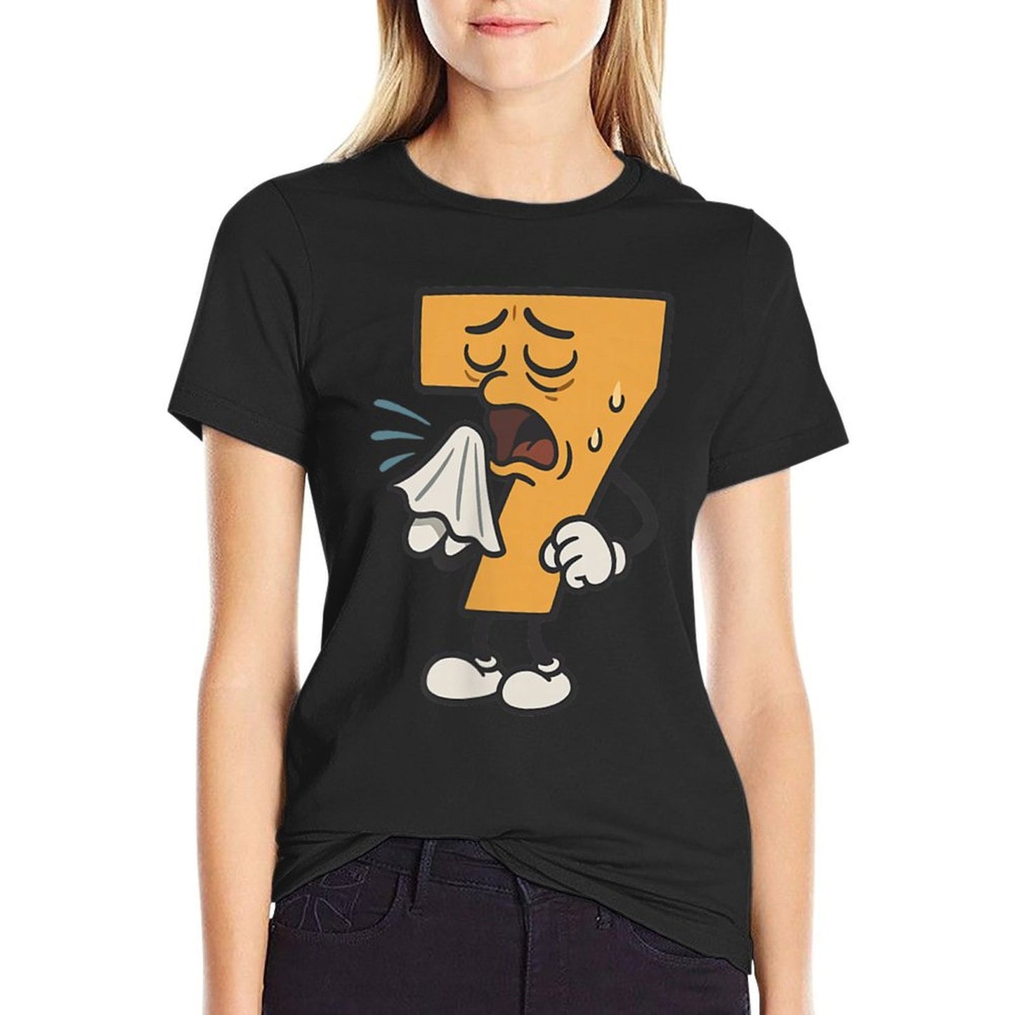 (2 Sides) Funny Sick Seven 67 Costume for Trending Popular  Odor-resistant T-Shirt