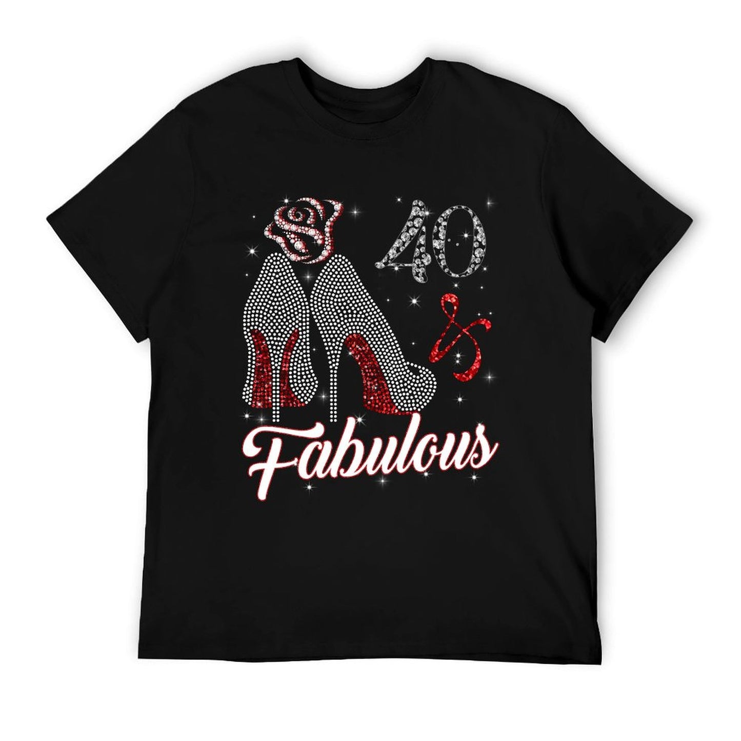 40 And & Fabulous 1981 40Th Birthday Gift For Womens  Cotton T-Shirt