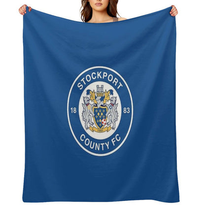STOCKPORT COUNTY FC Throw Blanket
