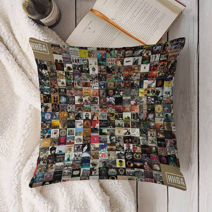 Greatest Hip Hop Albums 1986 - 2018 Linen Throw Pillow Cover