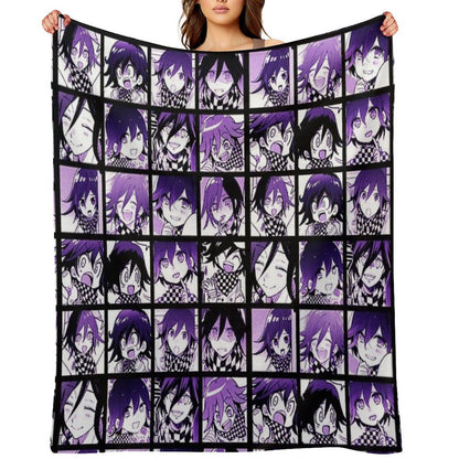 Kokichi Manga Collection (Colored) Throw Blanket