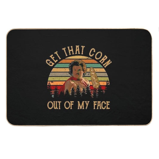 Get That Corn Out Of My Face Vintage Bath Mat
