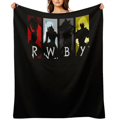 RWBY Silhouette Classic Throw Blanket