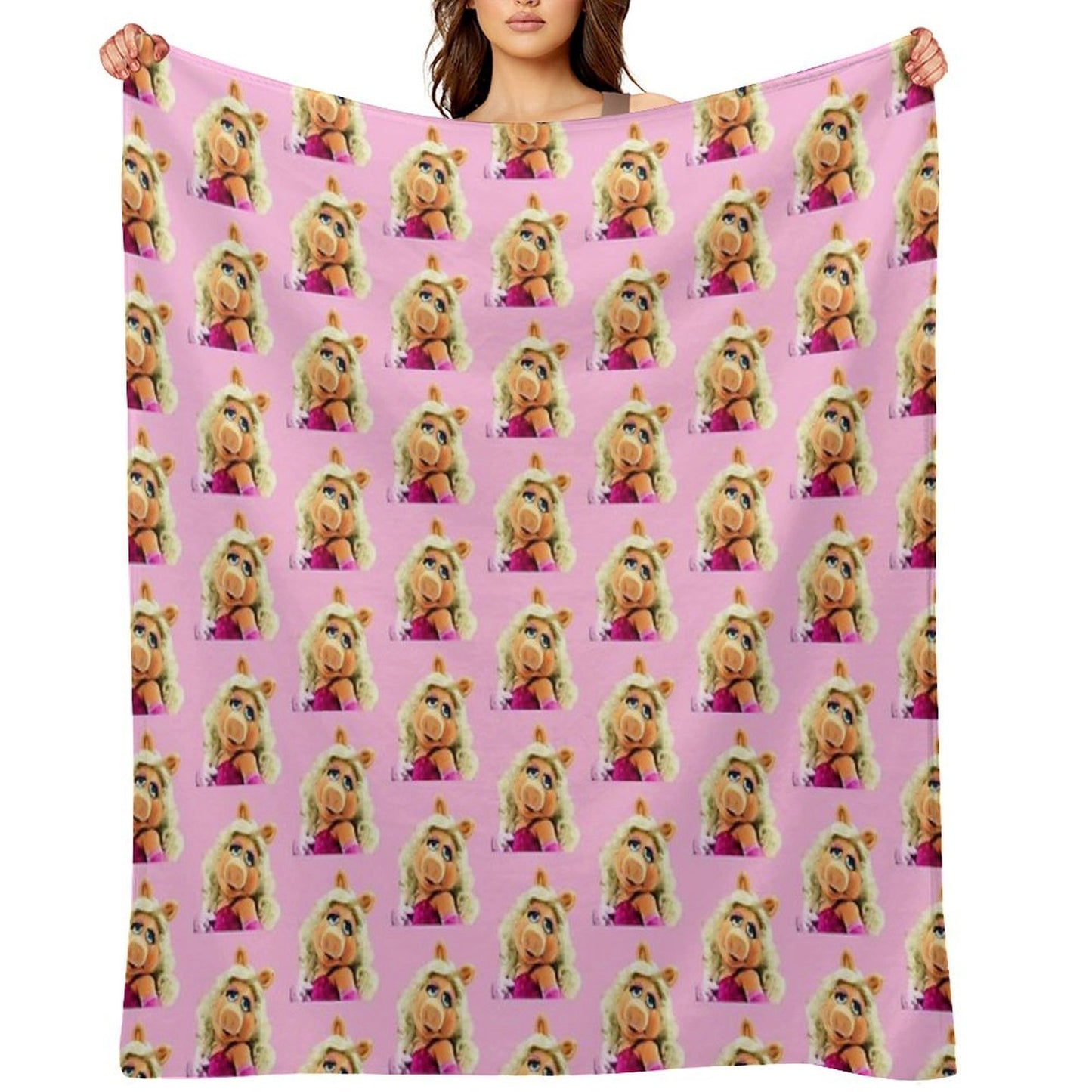 Miss Piggy Muppet 1 Throw Blanket
