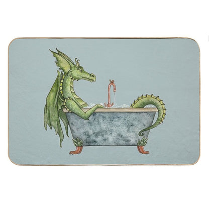Dragons Love Bubble Baths Bath Mat