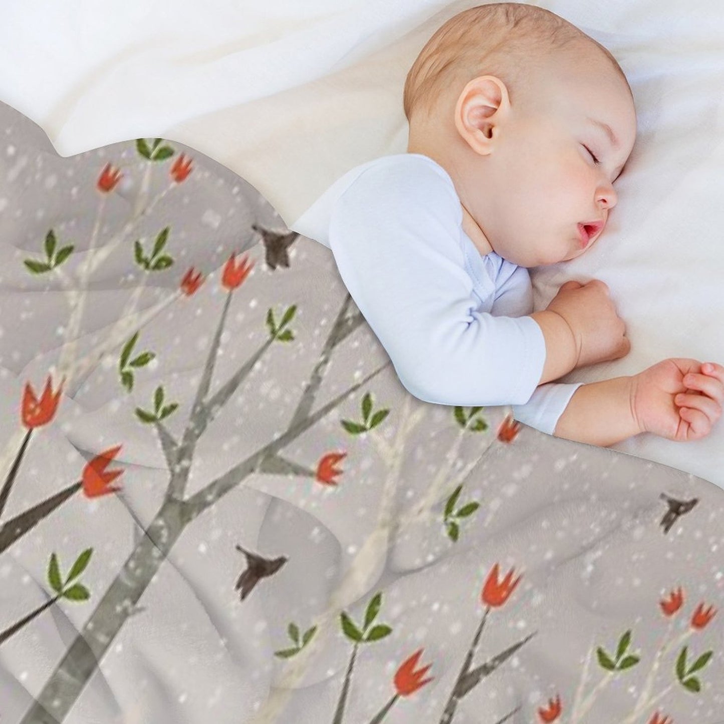 Sleeping Fox Throw Blanket