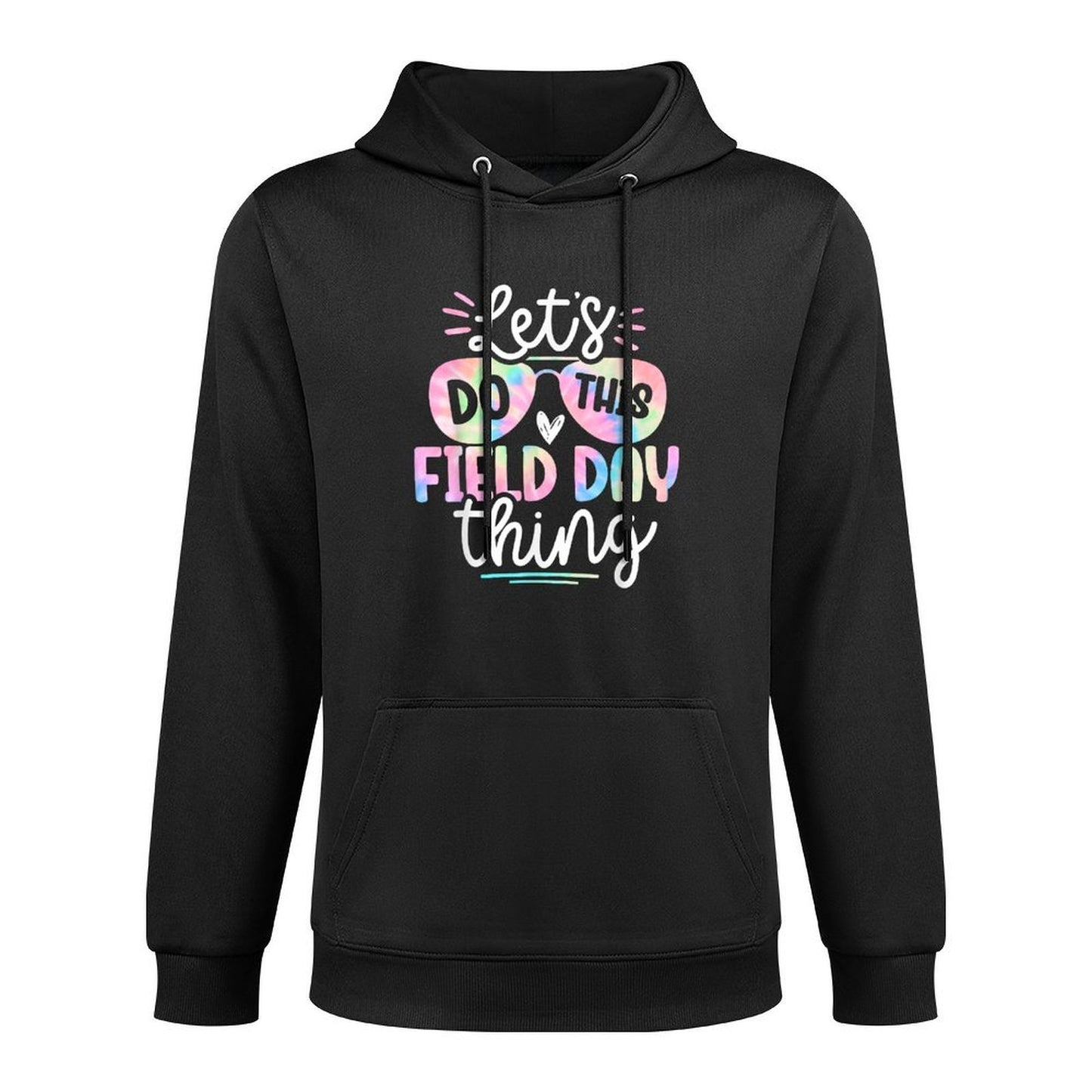 School Field Day Tie Dye Field Day Teachers Kids Customizable Surface Hoodie