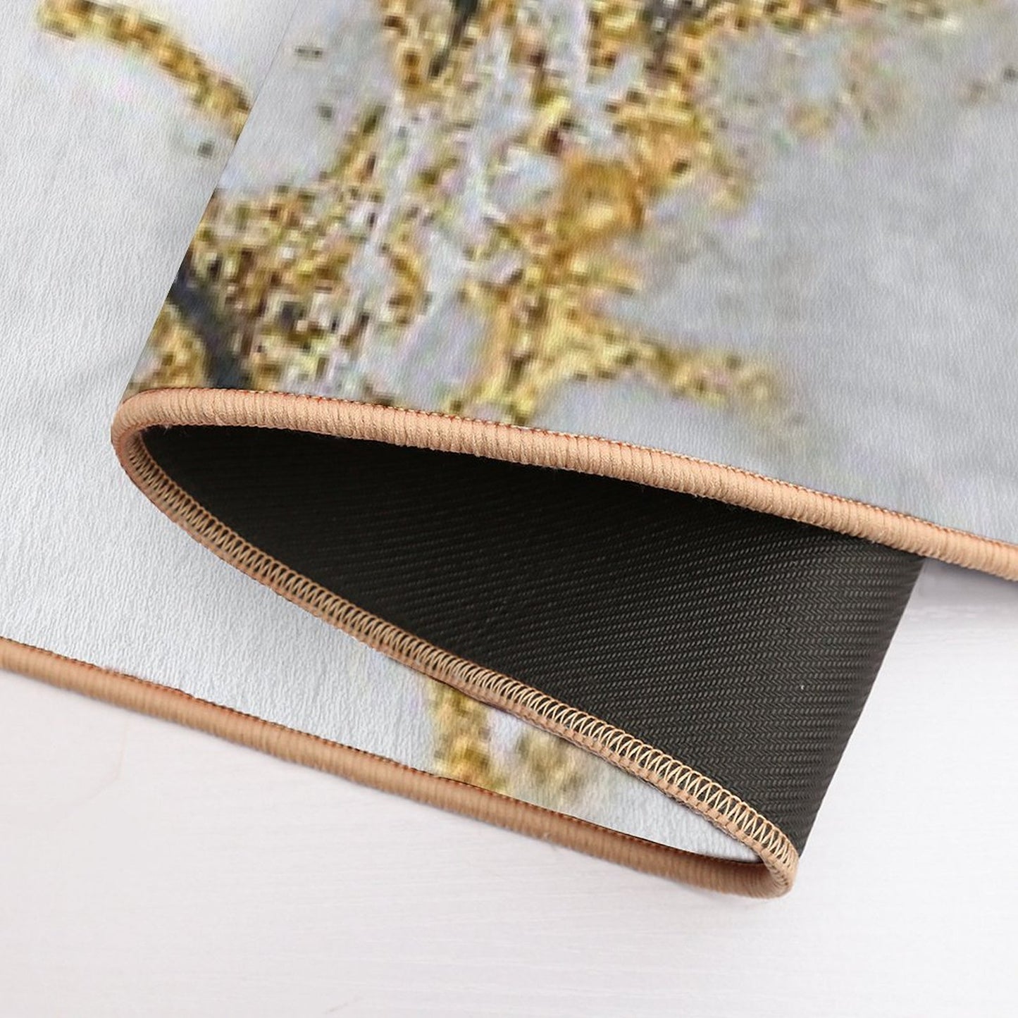 Golden Marble Bath Mat
