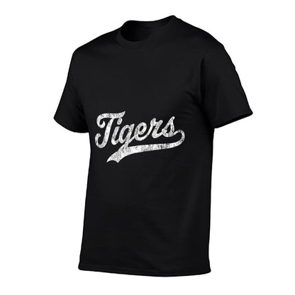 Tigers Mascot T Vintage Sports Name Design  Moisture-wicking T-Shirt