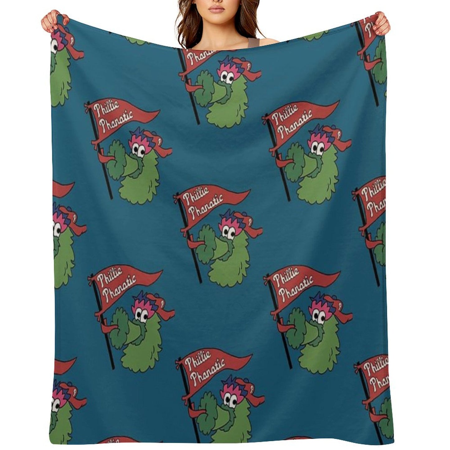 Phillie Phanatic Throw Blanket