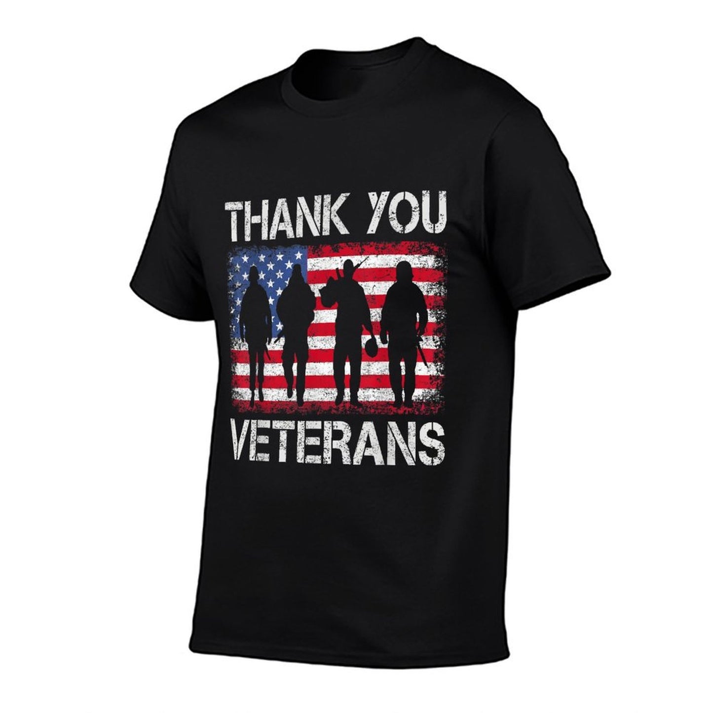 Veterans Day Gifts Thank You Veterans Tshirt Proud  Polyester Blend T-Shirt