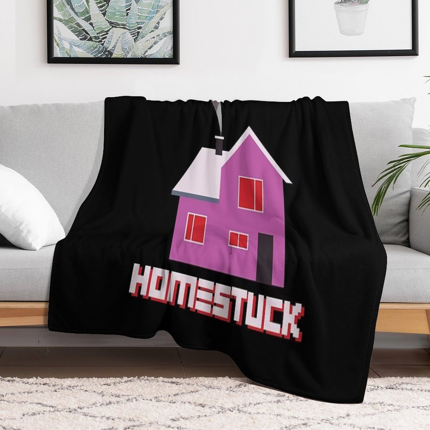 Homestuck Home House Book 4 Colors Throw Blanket
