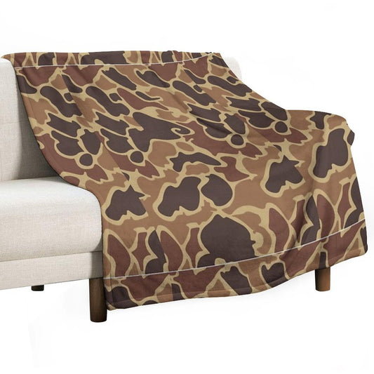 Duck Camo Throw Blanket
