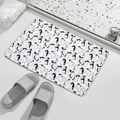 Penguins Penguins Bath Mat
