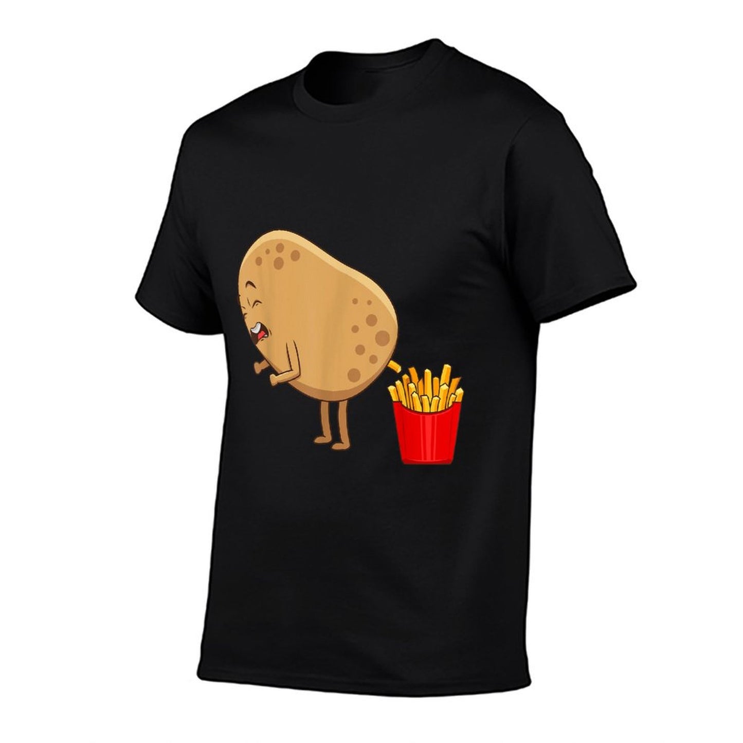 Funny French Fries Designs For Men Women Potato Food Eaters T-Shirt