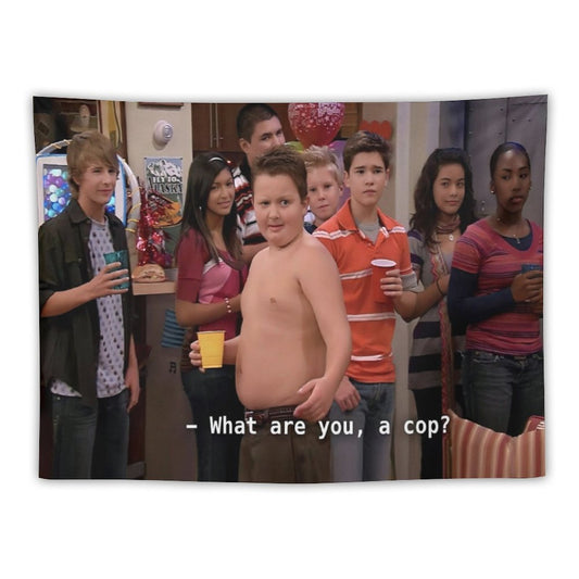 What Are You A Cop Gibby Tapestry