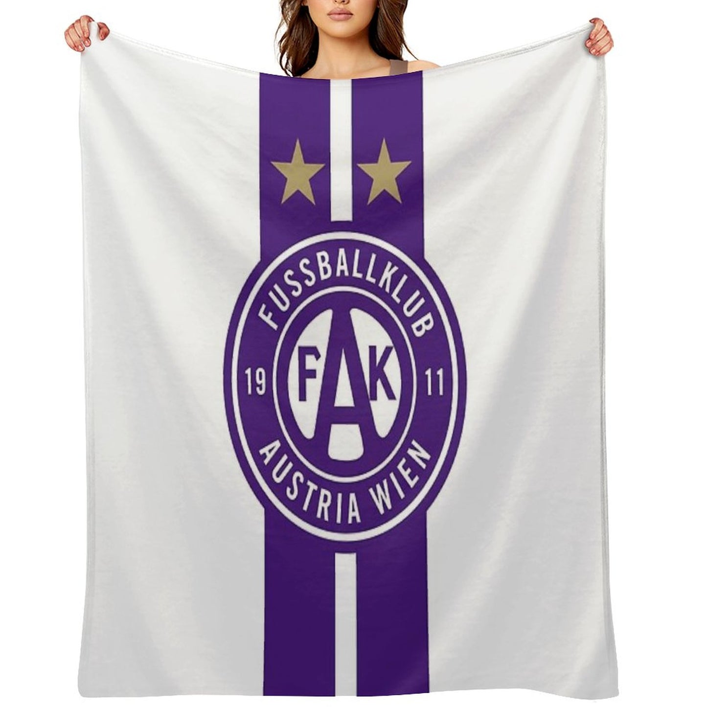 Austria Footbal Fans Ultras Hooligans Vienna Wien Throw Blanket