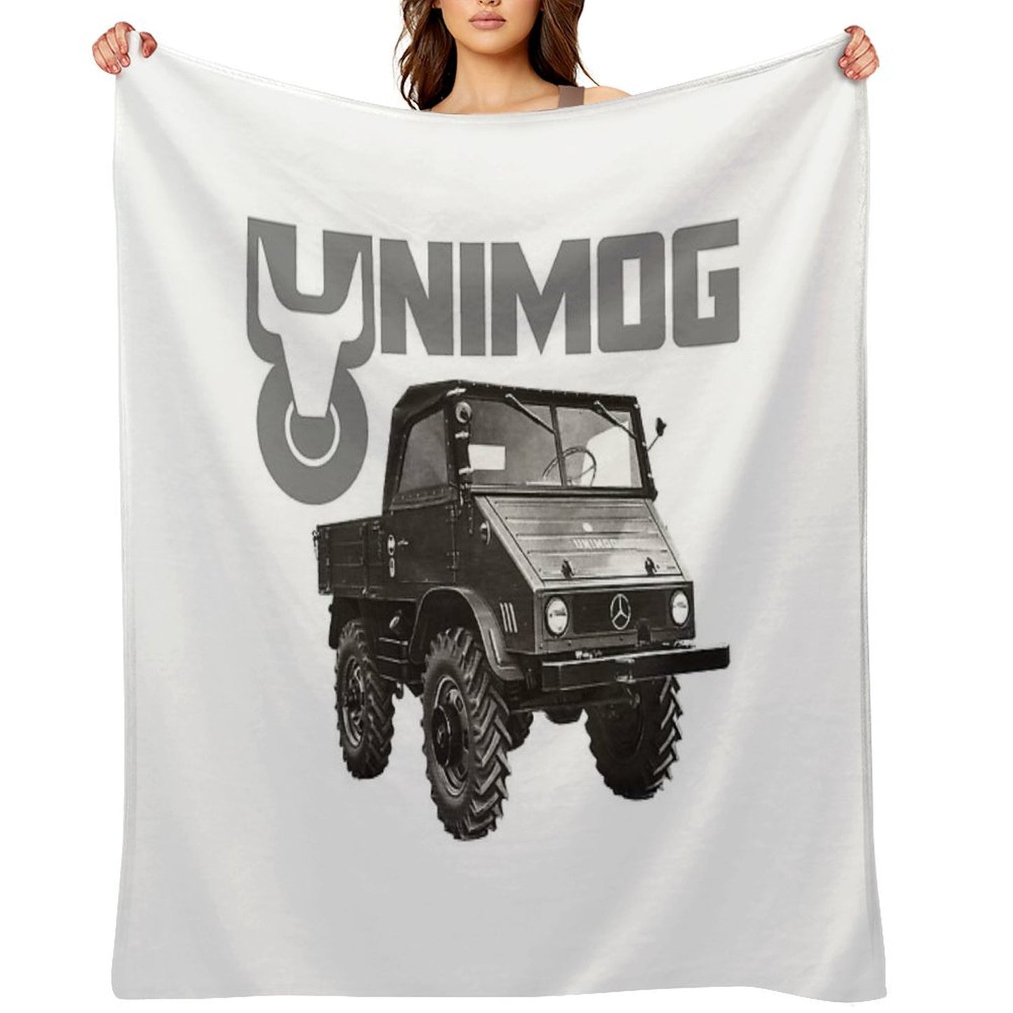 UNIMOG Oldschool Throw Blanket