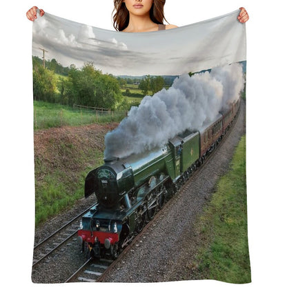 Flying Scotsman Throw Blanket