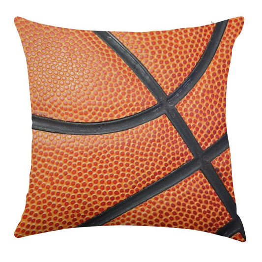 Basketball Throw Pillow Linen Throw Pillow Cover
