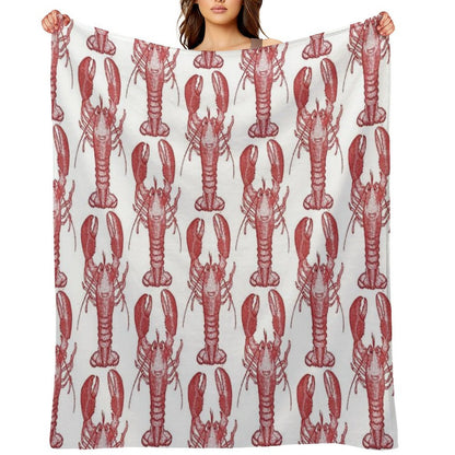 Lobster Throw Blanket