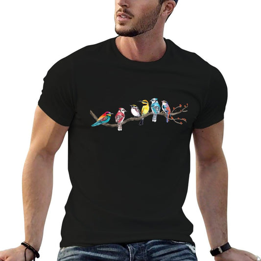 Birds On A Branch - Birding Bird Watching Bird Watcher T-Shirt