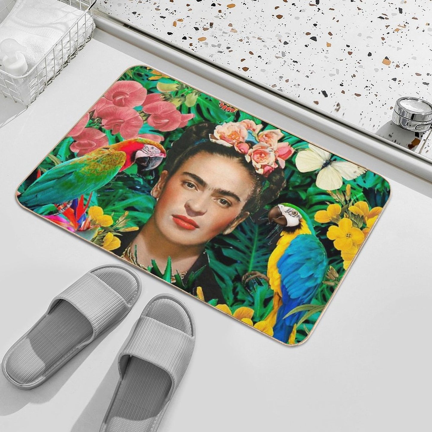 Frida Kahlo Into The Wild Bath Mat