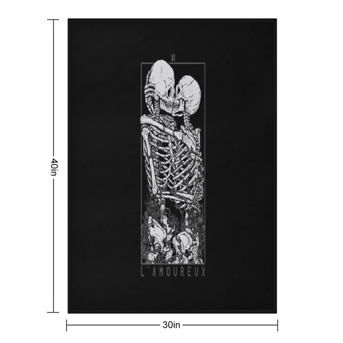 The Lovers Throw Blanket