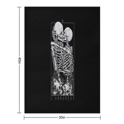 The Lovers Throw Blanket