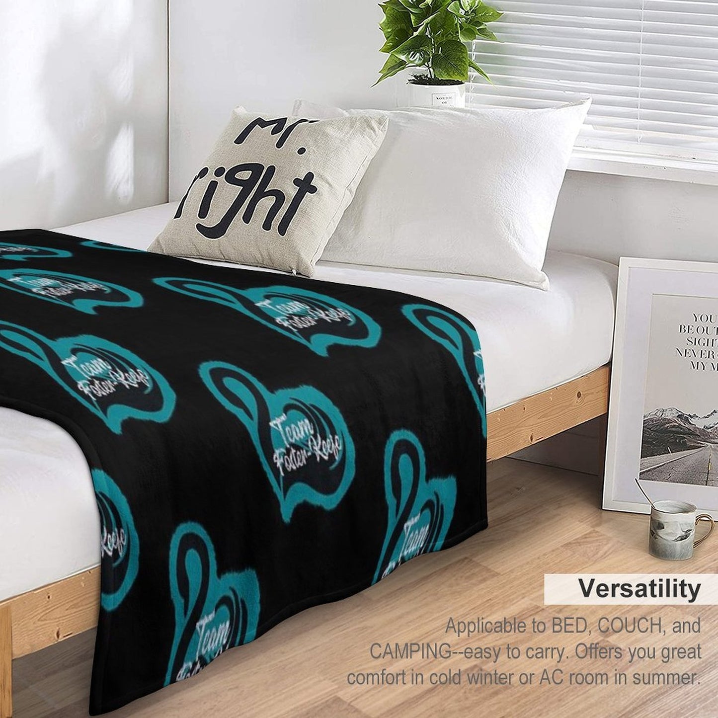 Team Foster-Keefe Throw Blanket