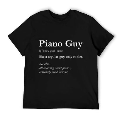 Piano Guy Definition Funny Boy Piano Gift Piano Player T-Shirt