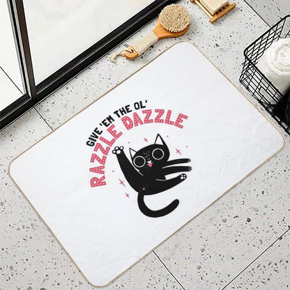 The Ol' Razzle Dazzle  Easy Maintenance Bath Mat