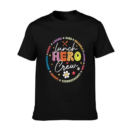 School Lunch Hero Crew Funny Cafeteria Workers Lunch Lady T-Shirt