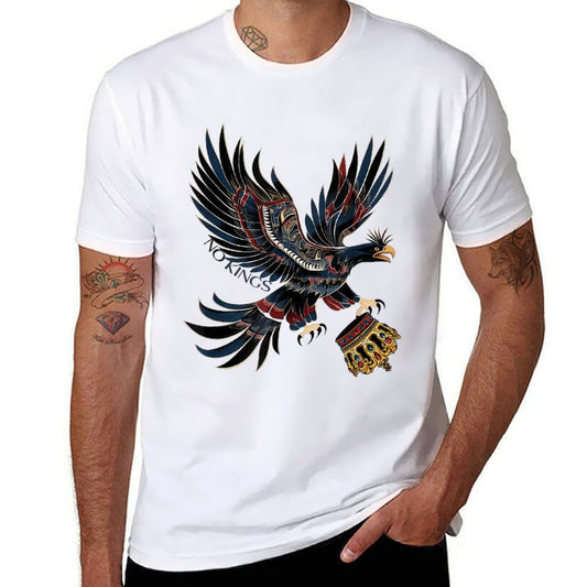 No Kings Political Protest Subtle Statement Graphic Comfortable T-Shirt