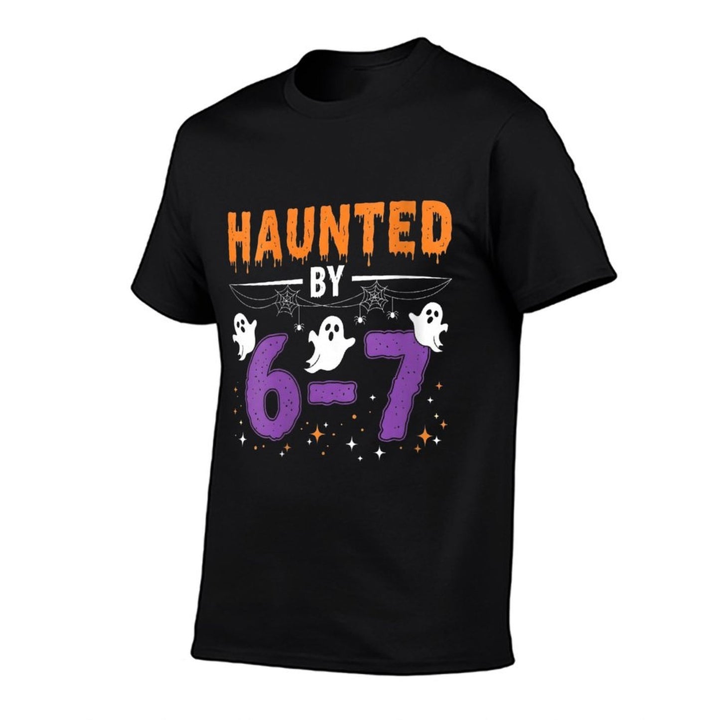 Womens Haunted by 67 Funny Haunted by 6-7 Funny 6 7 Halloween  Vintage-inspired T-Shirt