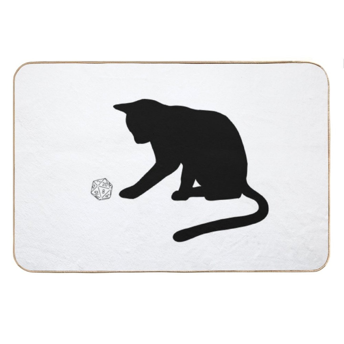 D20 Cat Bath Mat