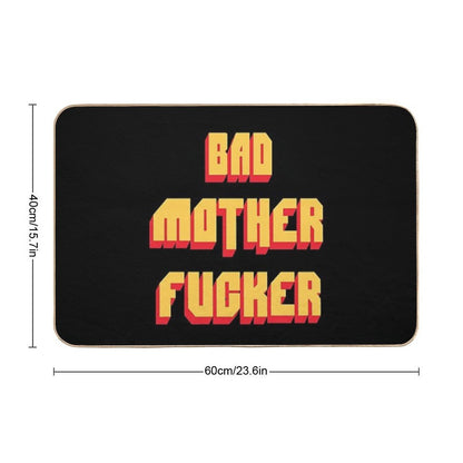 Bad Mother Fucker Pulp Fiction Tarantino Samuel L Jackson 80s Movie Bath Mat