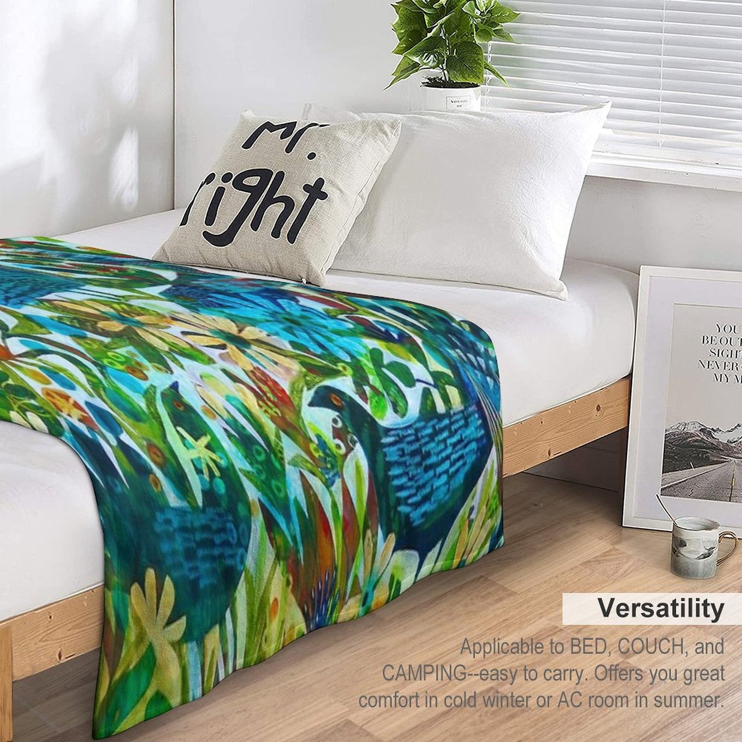 Summer Light, An Este MacLeod Design Throw Blanket