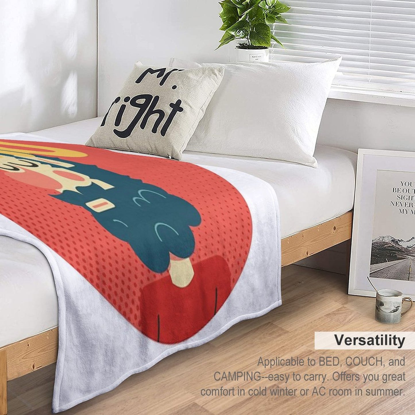 Cats Commands Throw Blanket