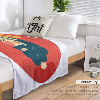 Cats Commands Throw Blanket